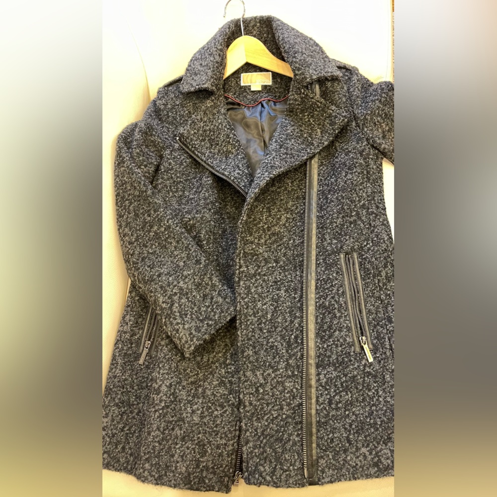 Michael Kors women’s wool blend coat Grey Size 2